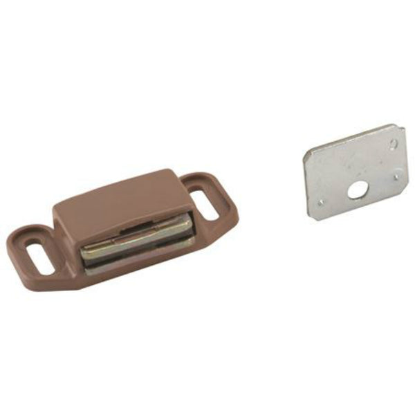 Amerock BP3473PT Transitional Style Magnetic Catch with Strike, Plastic, Tan, 2"