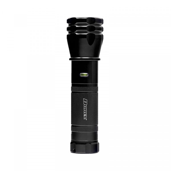 Dorcy 41-4297 LED Flashlight w/ 130 Meter Beam, Black, Anodized Aluminum, 250 lm
