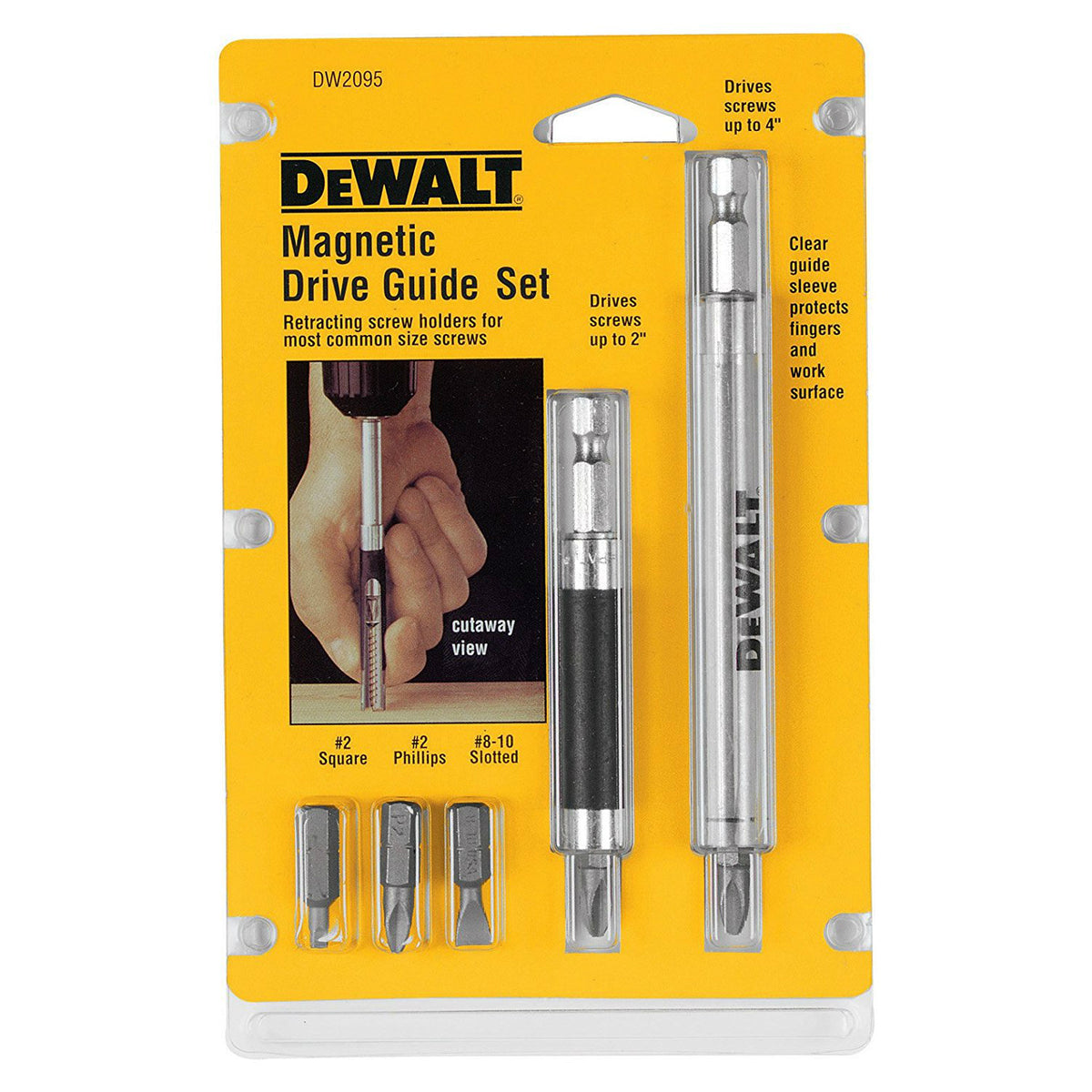 DeWalt DW2095 Magnetic Drive Guide Set, 7 Piece