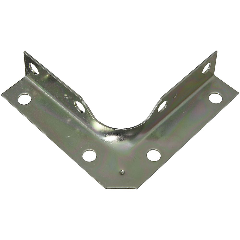 National Hardware N245-415 V114 Steel Corner Brace, Zinc Plated, 4" x 5/8"