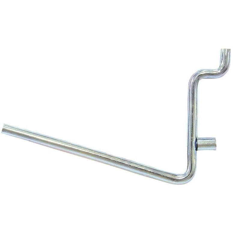 Crawford 18225 Light Duty Straight Peg Hook, Chrome Plated, 2-1/2"