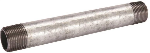 B & K 571-120BC Galvanized Pipe Nipple, 4" x 12"