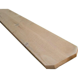 Alexandria Moulding Q1X6A-50072CE American Wood Dog Ear Board, 6' x 6" x 1"