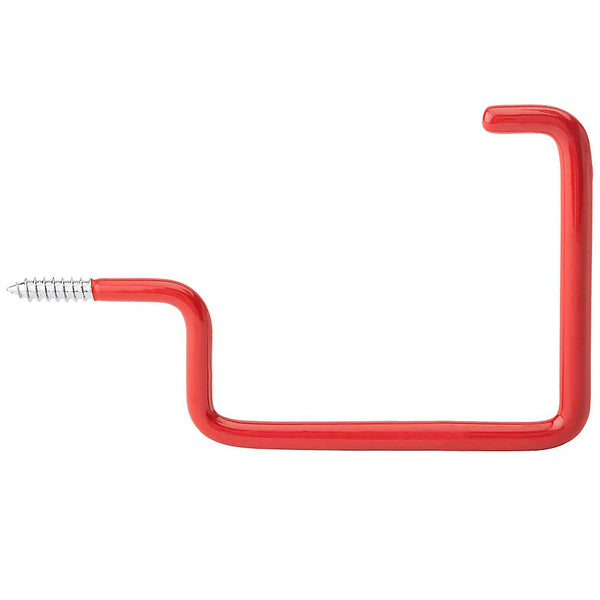 National Hardware N271-452 Steel Large Storage Screw Hooks, Red Vinyl Coated