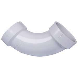 Genova 73820 90-Degree Long Sweep Elbow, HUB x HUB, 2"