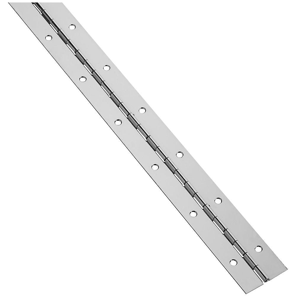 National Hardware N148-486 V570 Flush/Full Inset Continuous Hinge, 1-1/2" x 72", Nickel