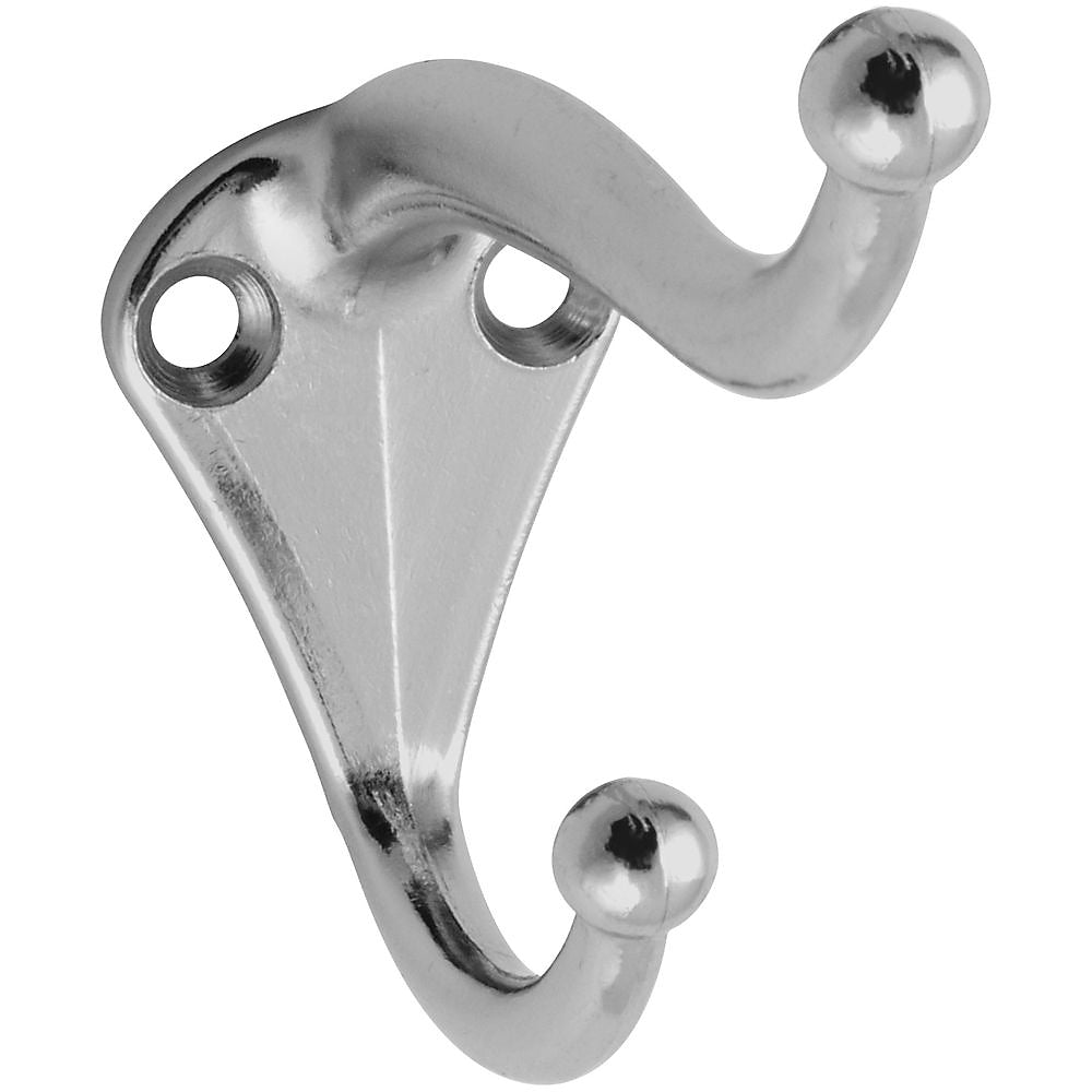 National Hardware N243-709 MPB160 Coat & Hat Hook, Nickel Plated