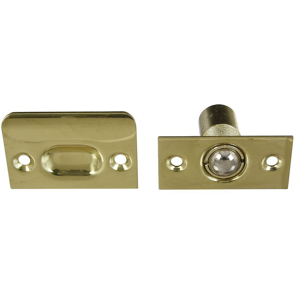 National Hardware N216-150 V1956 Ball Catch, 1" x 2-1/8", Solid Brass