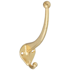 National Hardware N243-741 MPB164 Garment Hook, Brass