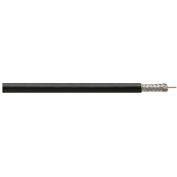 Coleman Cable 920060508 Non-Plenum Black Coaxial Cable, 500'