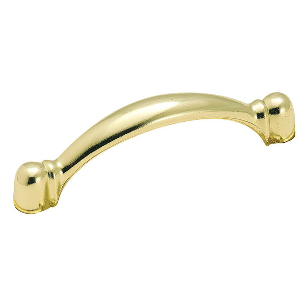 Amerock BP34413 Allison Hardware Transitional Cabinet Pull, Polished Brass, 3"