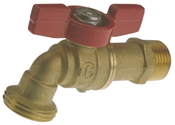 Muellar 103-023 Hose Bibb, 1/2" MPT Inlet, 3/4" Male Hose Thread Outlet