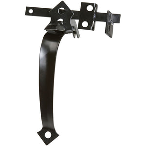 National Hardware N101-451 V24 In-Swinging Thumb Latch, Black