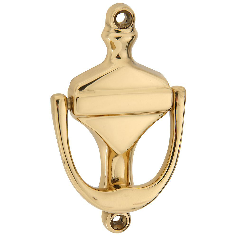 National Hardware N197-921 Door Knocker, Solid Brass, 4 Inch