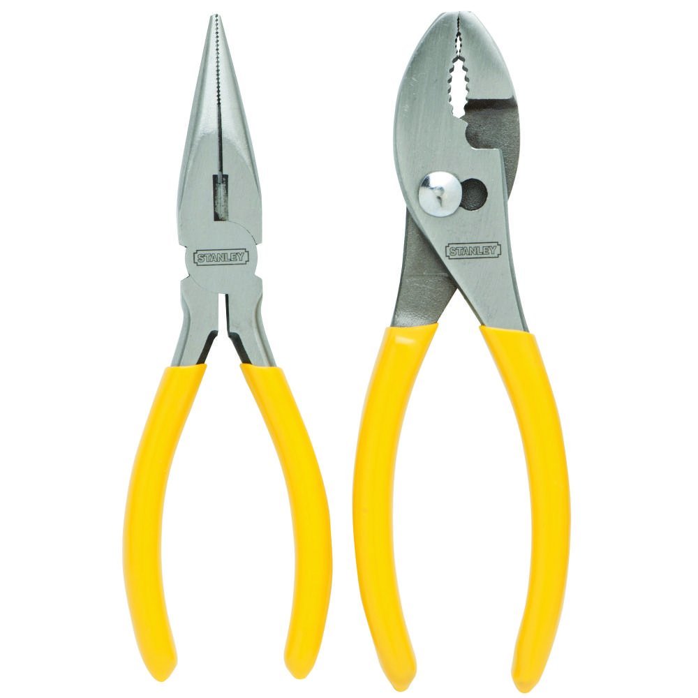 Stanley 84-212 Plier Set with Comfortable Grip, 2-Piece