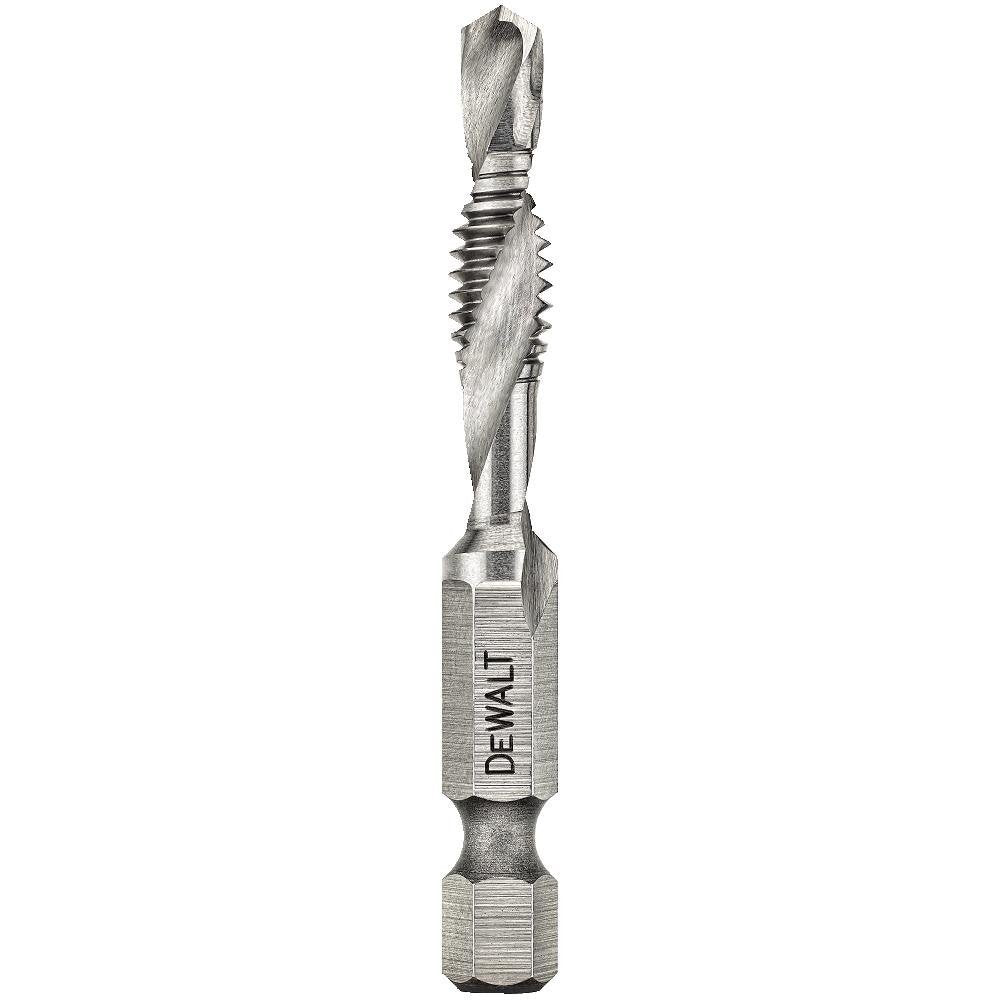 DeWalt DWADTQTR1420 Impact Ready Tap & Drill Bits, High Speed Steel, Bright, 1/4 Inch