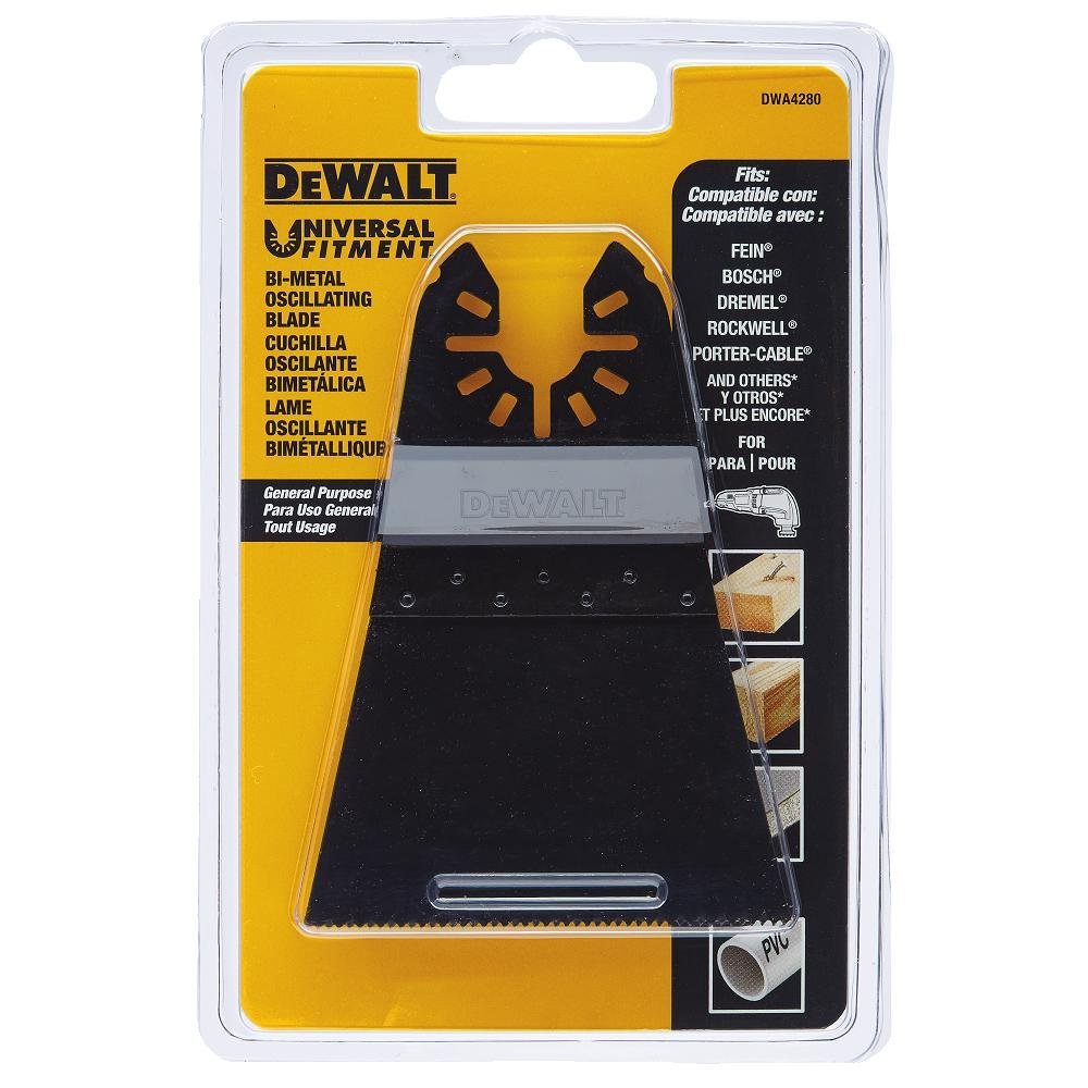 DeWalt DWA4280 Bi Metal Wood With Nails Oscillating Blade, 2-1/2"