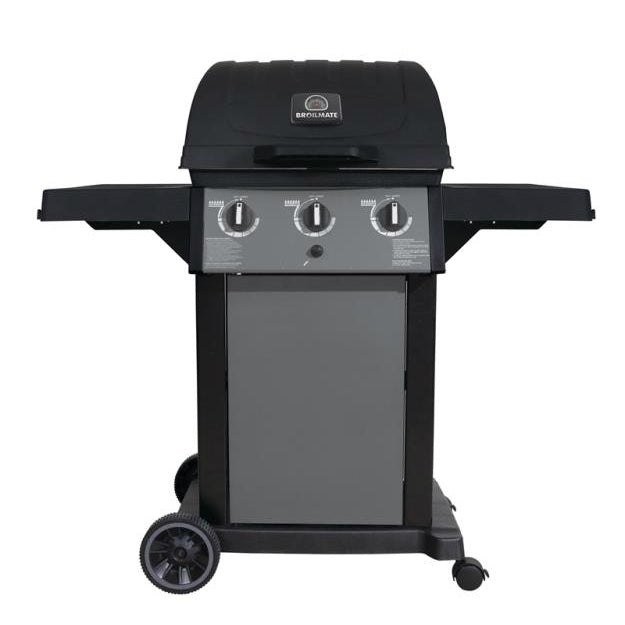 Broil-Mate 141154 Gas Grill with Three-Stainless Steel Tube Burners, 30000 BTU