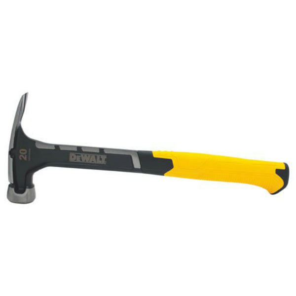 DeWalt DWHT51054 Ripping Claw Hammer, Steel, 20 Oz