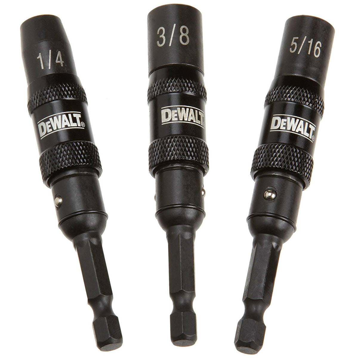 DeWalt DWPVTDRV3 Impact Ready Pivoting Nut Drivers, 3 Piece