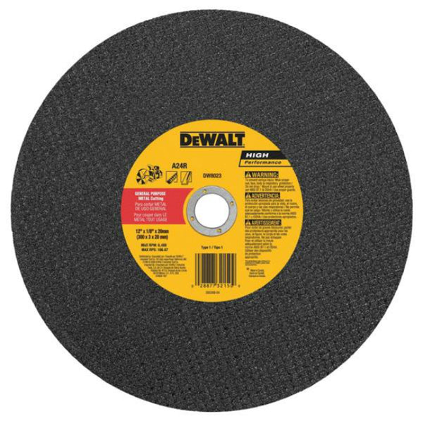DeWalt DW8023 High Performance Type 1 Cutting Wheels, Metal