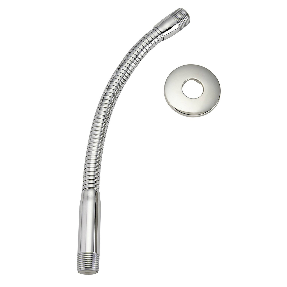Keeney K780CP Stylewise Flexible Shower Arm, Polished Chrome, 11-1/2"