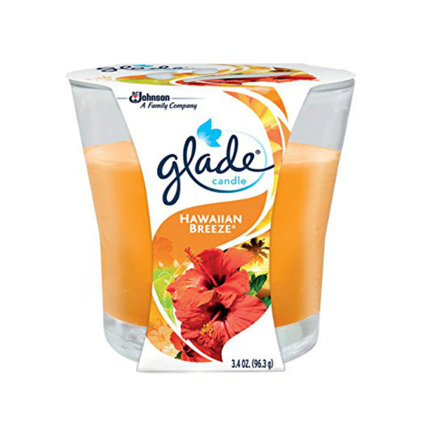 Glade 76956 Hawaiian Breeze Jar Candle, 3.4 Oz