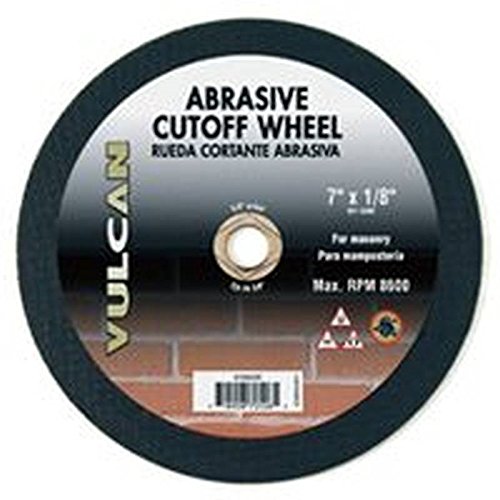 Vulcan 972090OR Abrasive Cut-Off Wheel, 7" Dia, 8600 RPM