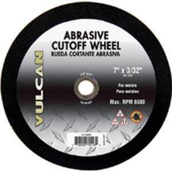 Vulcan 914130OR Abrasive Cut-Off Wheel, Aluminum Oxide, 7" Dia