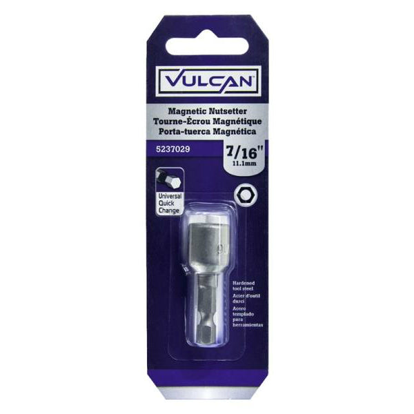 Vulcan 326111OR Magnetic Nut Setter, 7/16", 1-5/8" Length