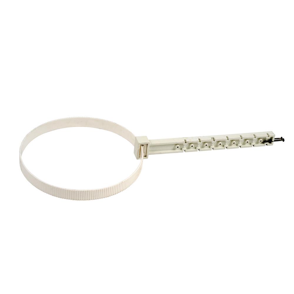 Oatey 335701 Universal Plastic Pipe Hanger, White, 1" - 6"