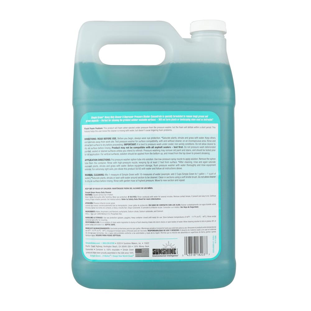 Simple Green 18203 Heavy-Duty Cleaner & Degreaser, Liquid Concentrate, 1 Gal