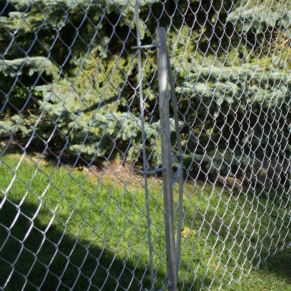 YardGard 328753DPT Galvanized Steel 3-Prong Chain Link Stretcher Bar
