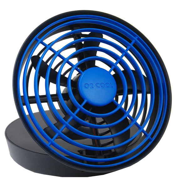O2Cool FD05033 Battery or USB Powered Portable Fan, Assorted Colors, 5", 1-Qty