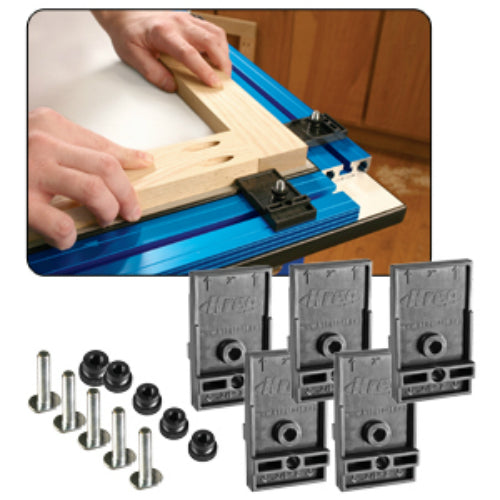 Kreg KKS1030 Plastic Clamp Block Set for use with Kreg Klamp Trak, 5-Count