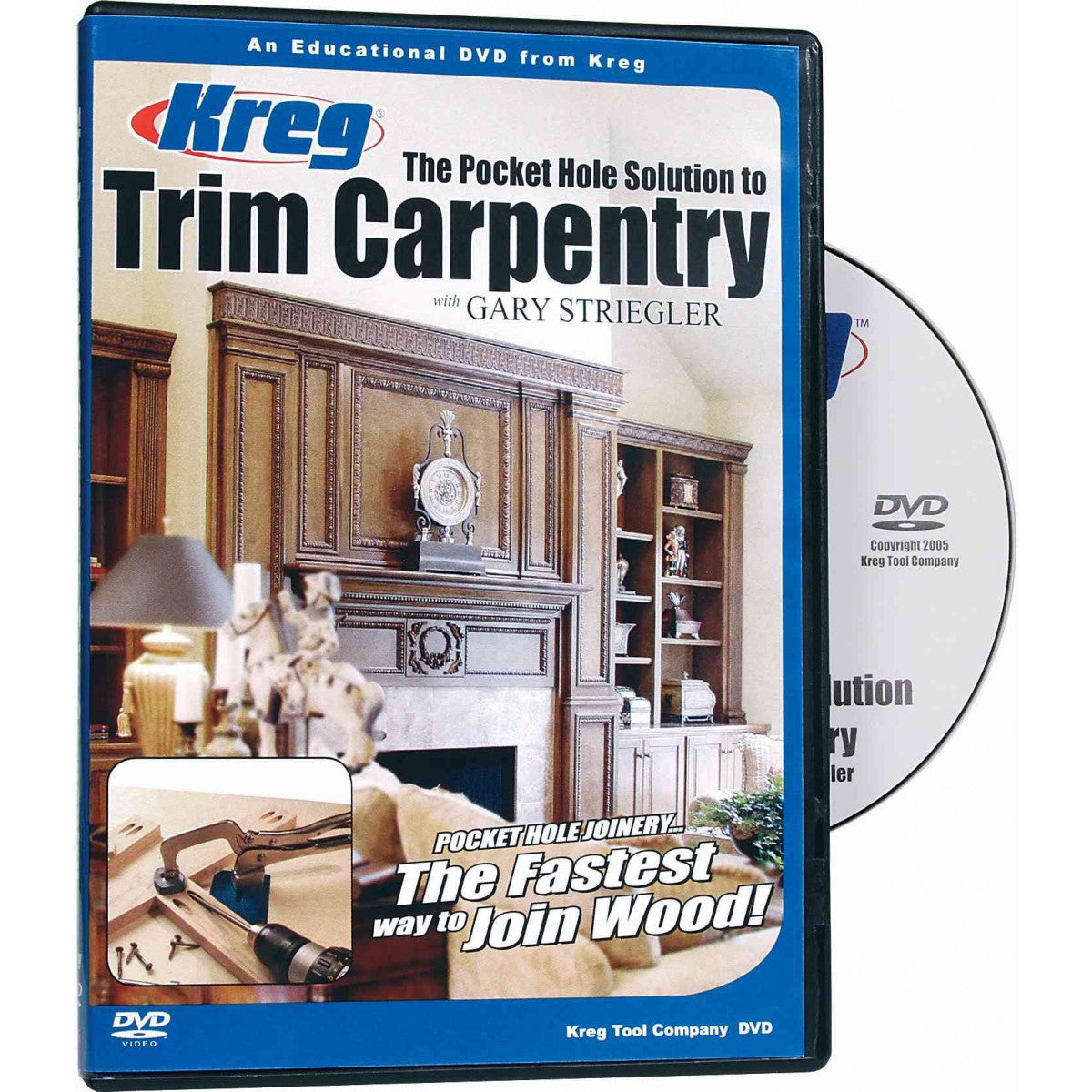 Kreg V07-DVD The Pocket Hole Solution to Trim Carpentry DVD - Gary Striegler