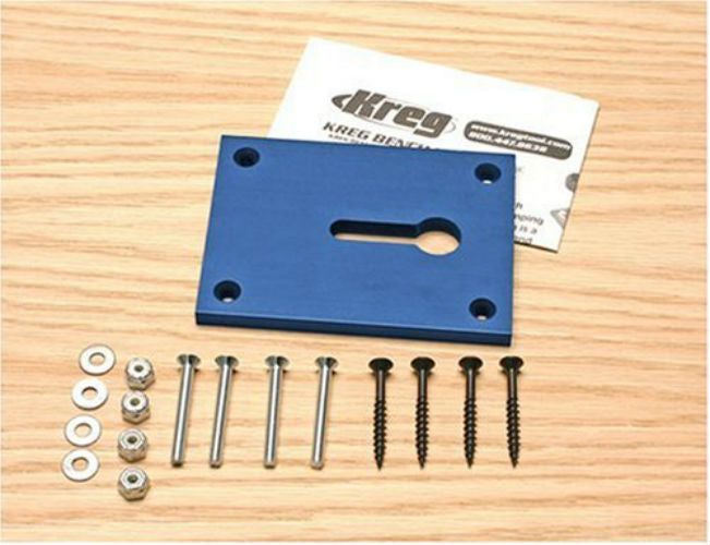 Kreg KBK-IP Aluminum Clamp Plate for use with any Kreg Bench Klamp