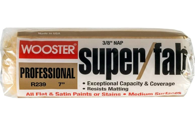 Wooster R239-7 uper/Fab Roller Cover, 3/8" x 7"