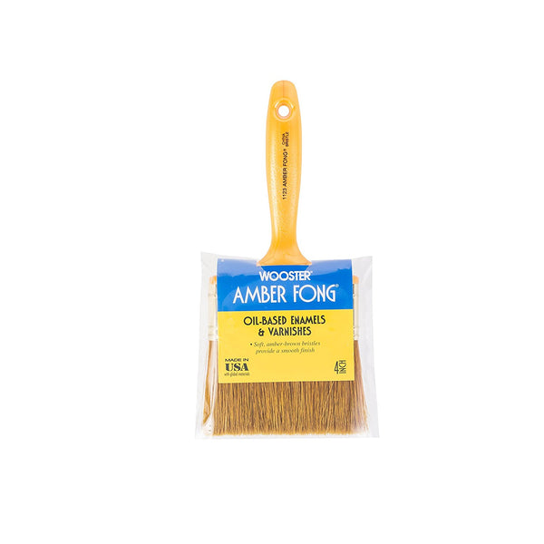 Wooster 1123-4 Amber Fong Paint Brush, 4"