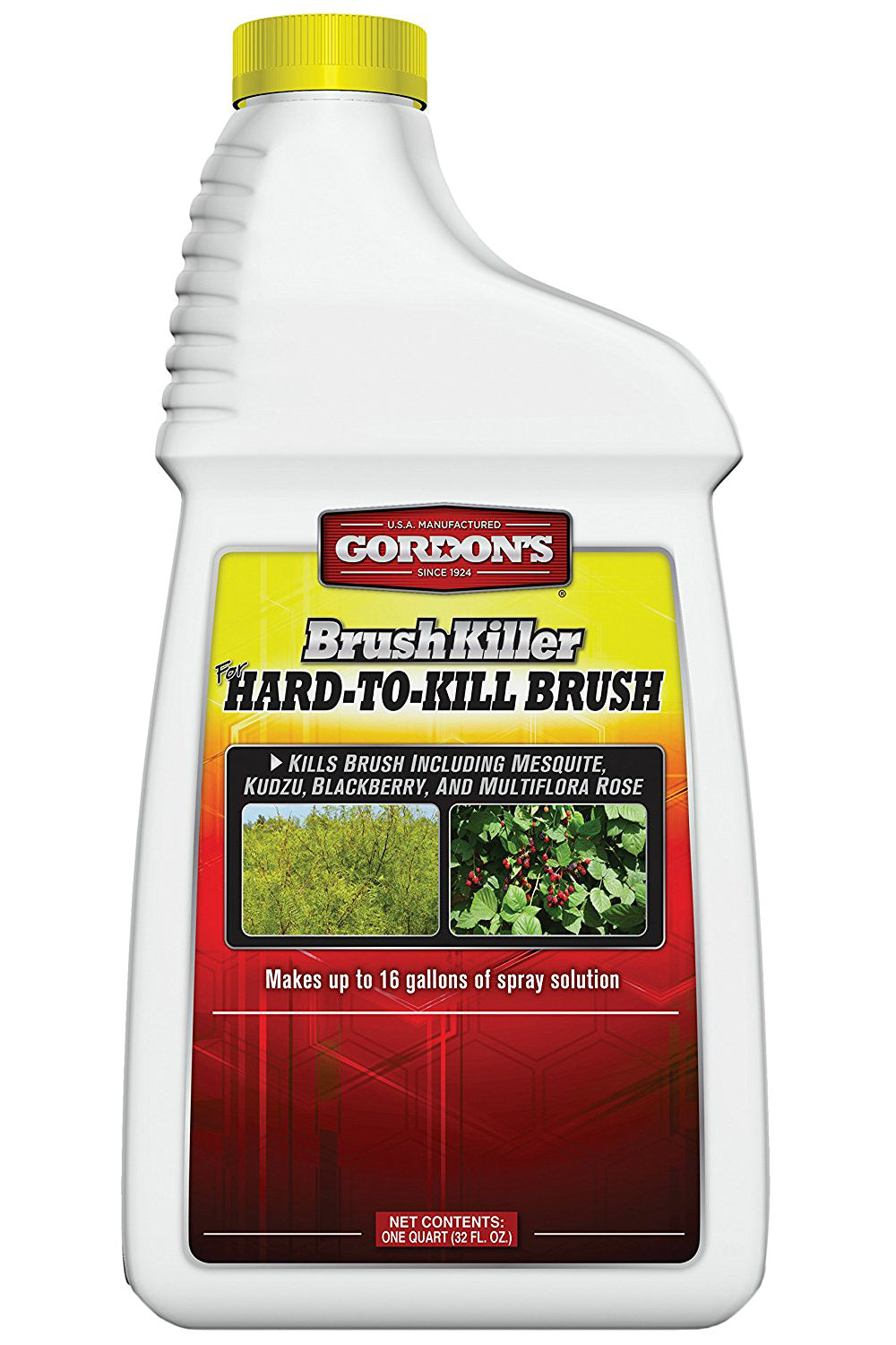 Gordon's 2511222 Brush Killer for Hard-To-Kill Brush, Concentrate, 1 Qt