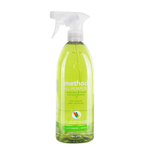 Method 01239 All-Purpose Natural Derived Surface Cleaner, Lime & Sea Salt, 28 Oz