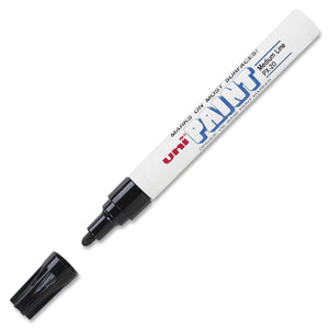 Uni-Paint 63601 Medium Point PX-20 Opaque Oil-Base Paint Marker, Black