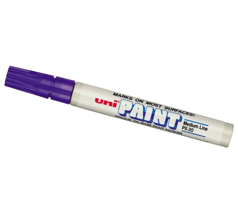 Uni-Paint 63606 Medium Point PX-20 Opaque Oil-Base Paint Marker, Violet