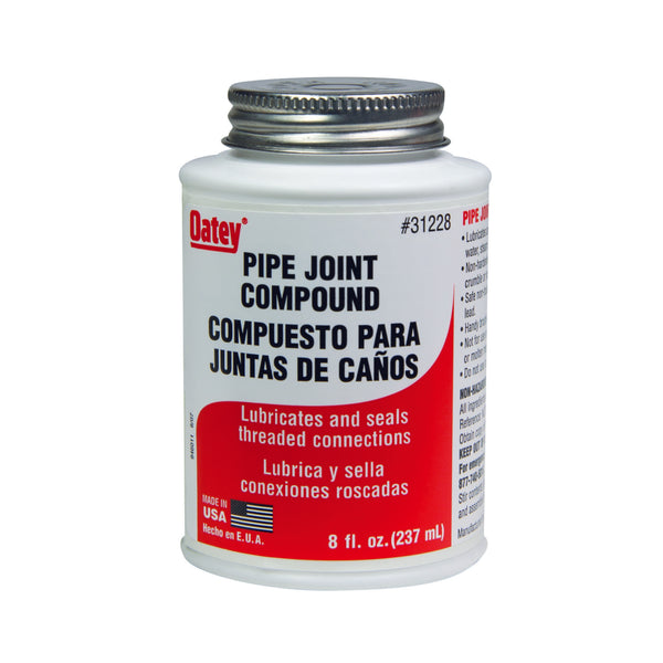 Oatey 31228 Pipe Joint Compound, Gray, 8 Oz