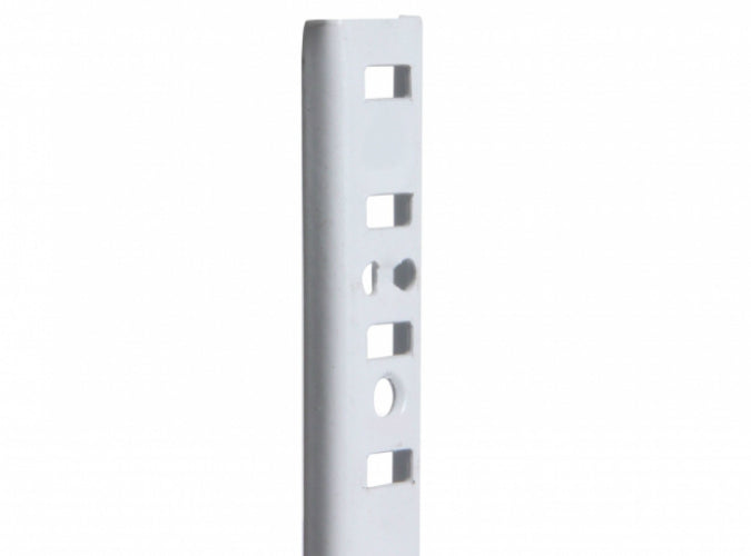 Knape & Vogt 255-WH-36 Steel Mortise-Mount Pilaster Shelf Standard, White, 36"