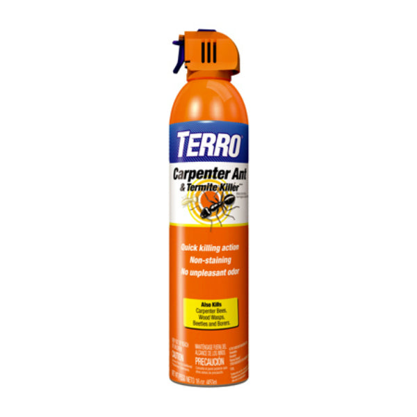 Terro T1901-6 Carpenter Ant & Termite Killer, 16 Oz, Aerosol Spray