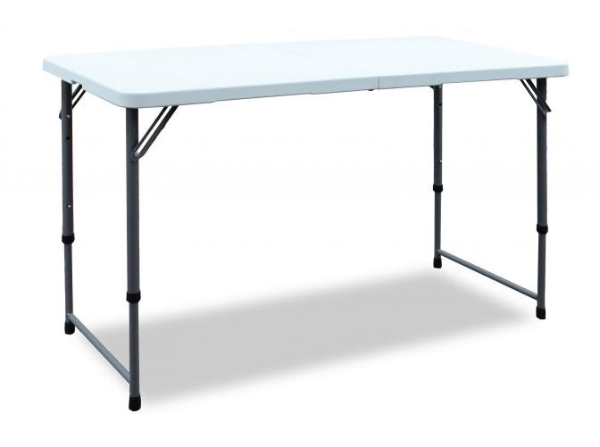 GSC TA2448F Adjustable Height Center Folding Table White 4