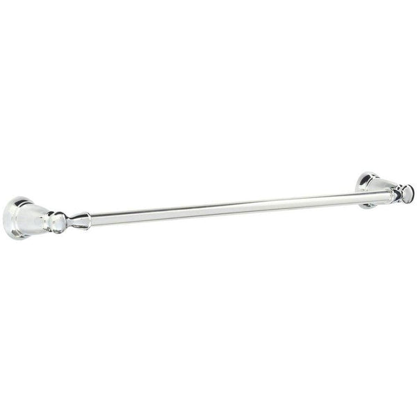 Moen Y2624CH Banbury Wall-Mount Single Spot Resist Towel Bar, Chrome, 24"