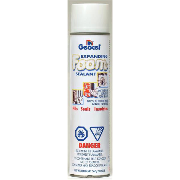Geocel GC43200 Expanding Foam Sealant, 20 Oz