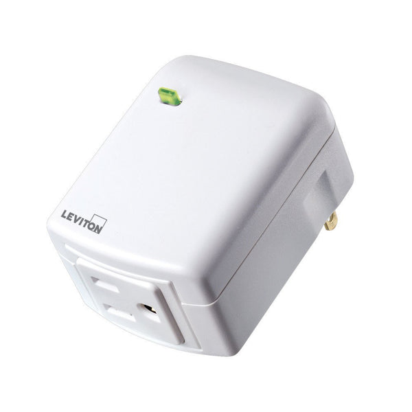 Leviton R51-DZPA1-1RW Decora Smart Plug-in Outlet with Z-Wave Plus, White